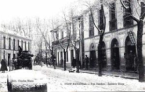 FORT-NATIONAL - RUE RANDON SOUS LA NEIGE